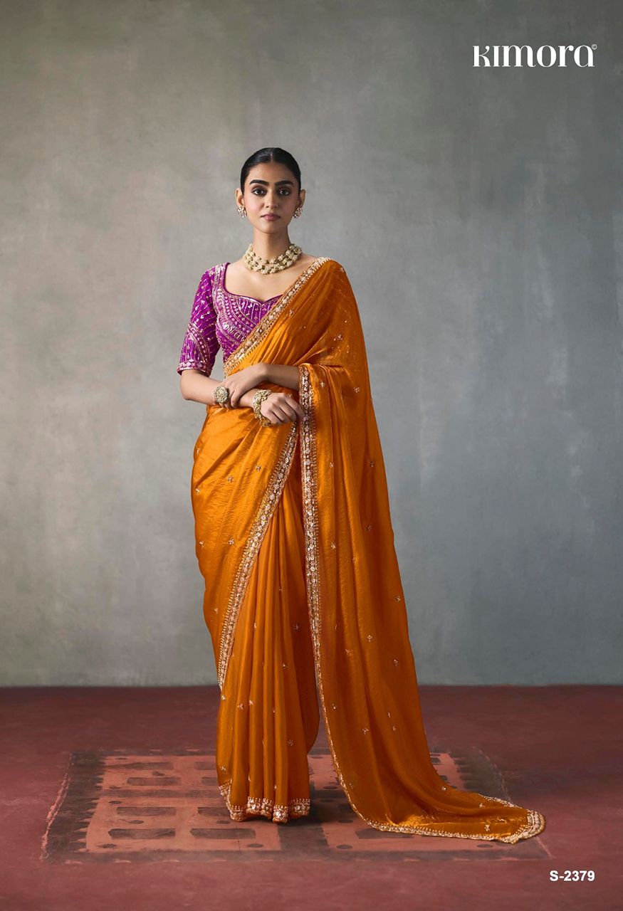 Kimora I Con Vol 37 Premium Designer Saree Catalog — Singles, Kimora wholesale from Surat — Photo 9
