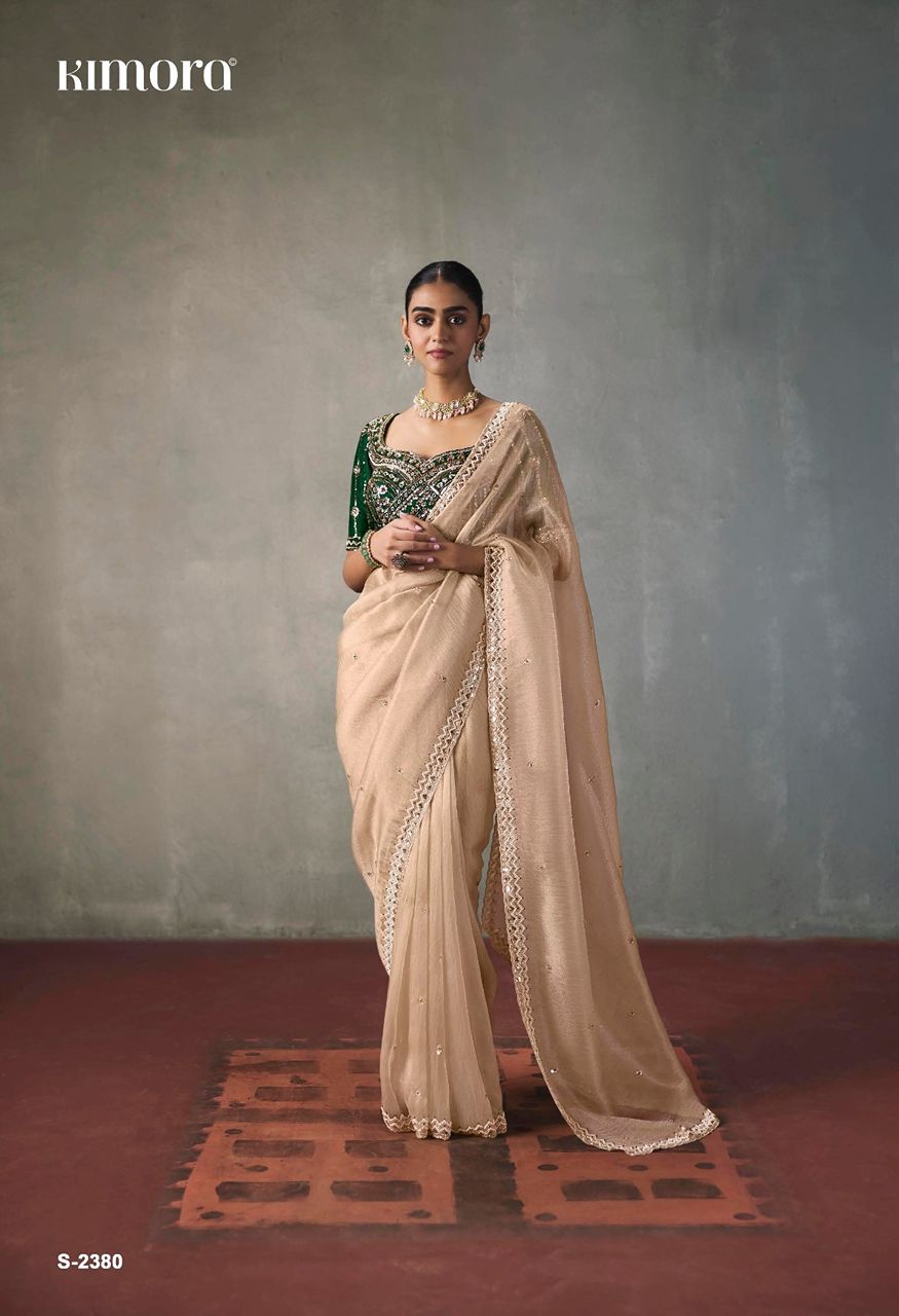 Kimora I Con Vol 37 Premium Designer Saree Catalog — Singles, Kimora wholesale from Surat — Photo 10
