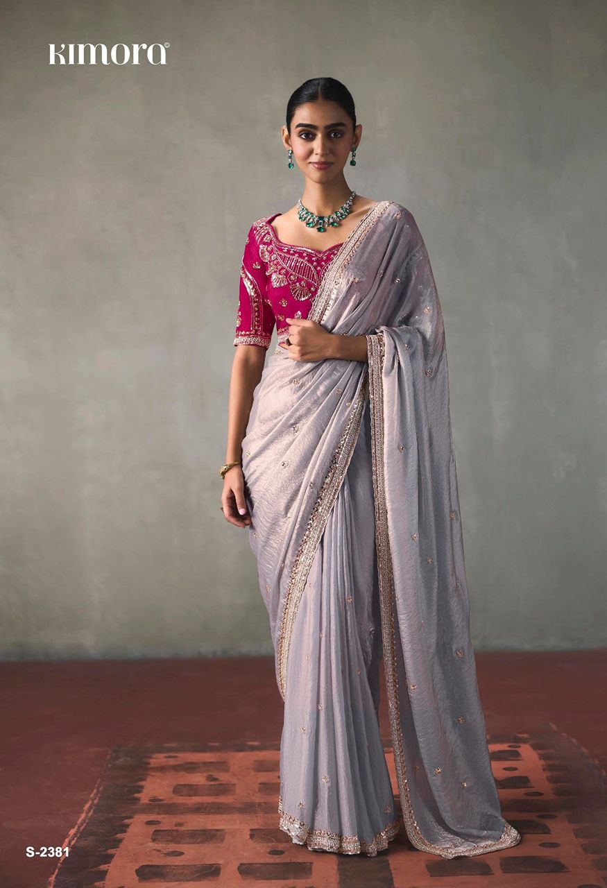 Kimora I Con Vol 37 Premium Designer Saree Catalog — Singles, Kimora wholesale from Surat — Photo 11