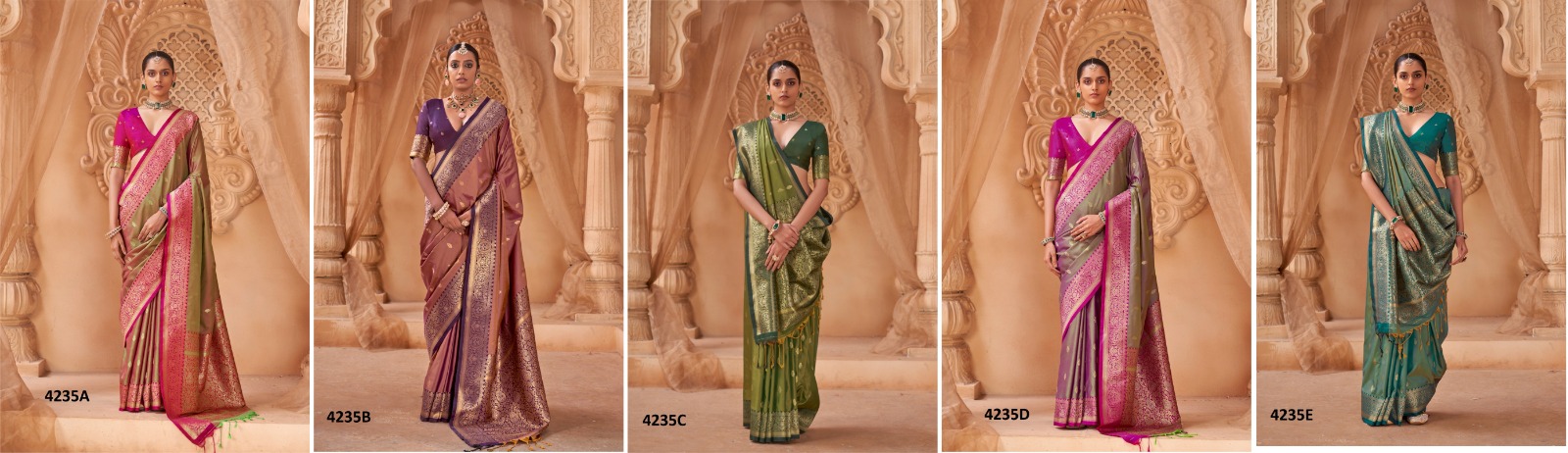 Manjulla Fashion Soft Silk Saree Catalog — Singles, Vardan Ethnic wholesale from Surat — Photo 8
