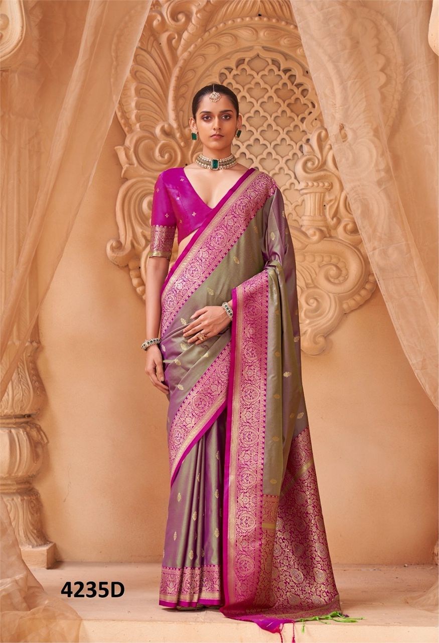 Manjulla Fashion Soft Silk Saree Catalog — Singles, Vardan Ethnic wholesale from Surat — Photo 7