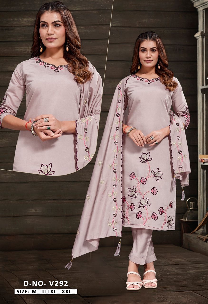New Launch Heavy Fabric Embroidery Combo Set — Singles, Vardan Ethnic wholesale from Surat — Photo 10