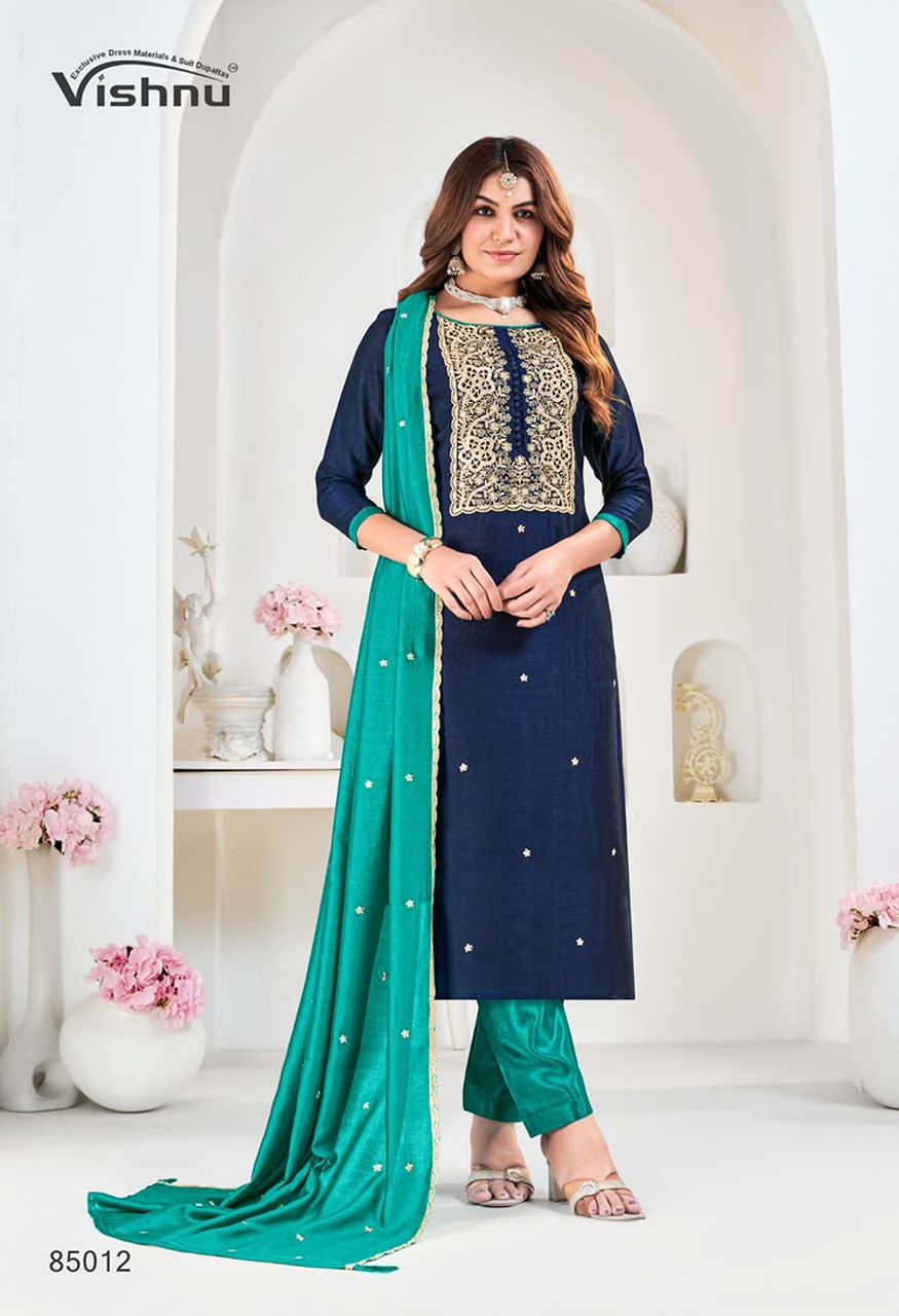 Vishnu Munira Premium Ethnic Wear Catalog Saree — Wholesale Dress Material, Vishnu wholesale from Surat — Photo 3