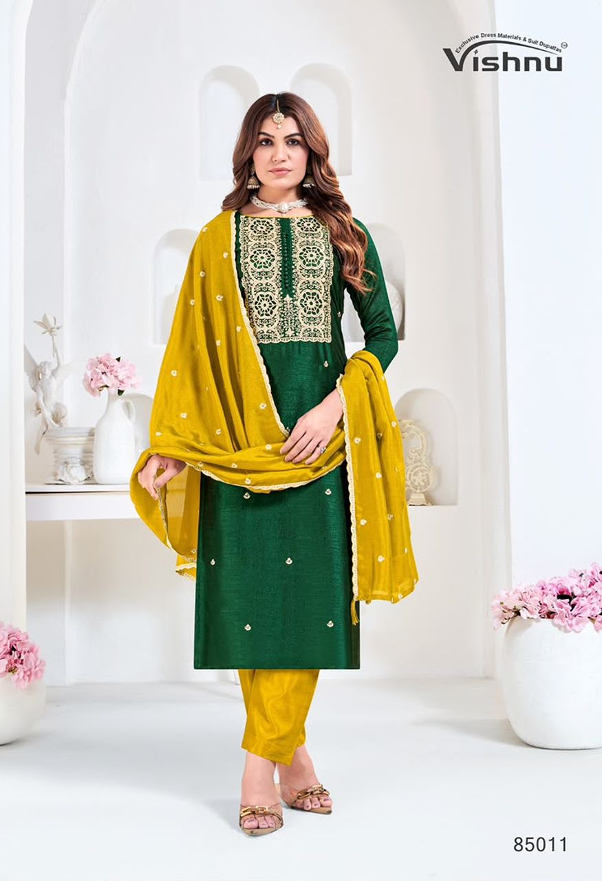 Vishnu Munira Premium Ethnic Wear Catalog Saree — Wholesale Dress Material, Vishnu wholesale from Surat — Photo 4