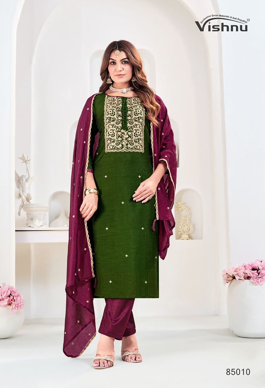 Vishnu Munira Premium Ethnic Wear Catalog Saree — Wholesale Dress Material, Vishnu wholesale from Surat — Photo 5