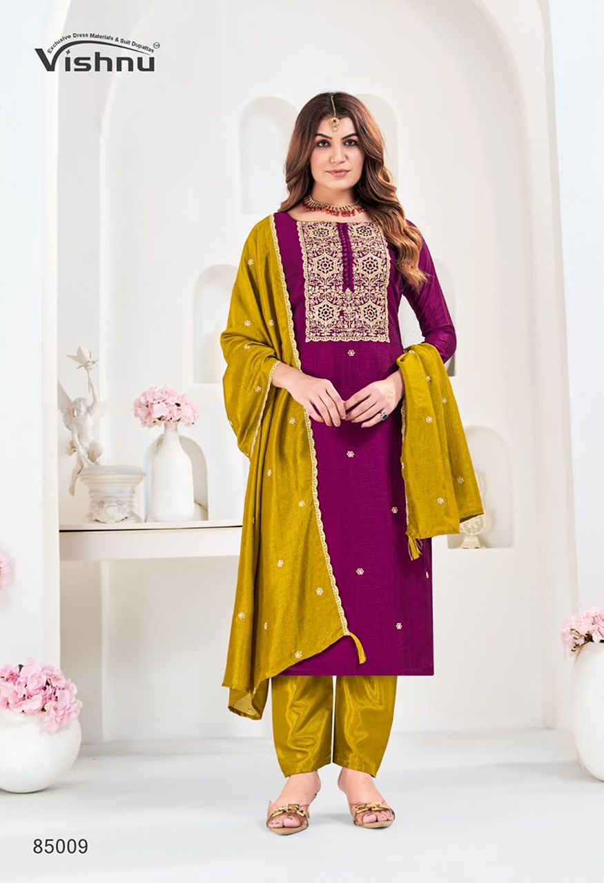 Vishnu Munira Premium Ethnic Wear Catalog Saree — Wholesale Dress Material, Vishnu wholesale from Surat — Photo 6