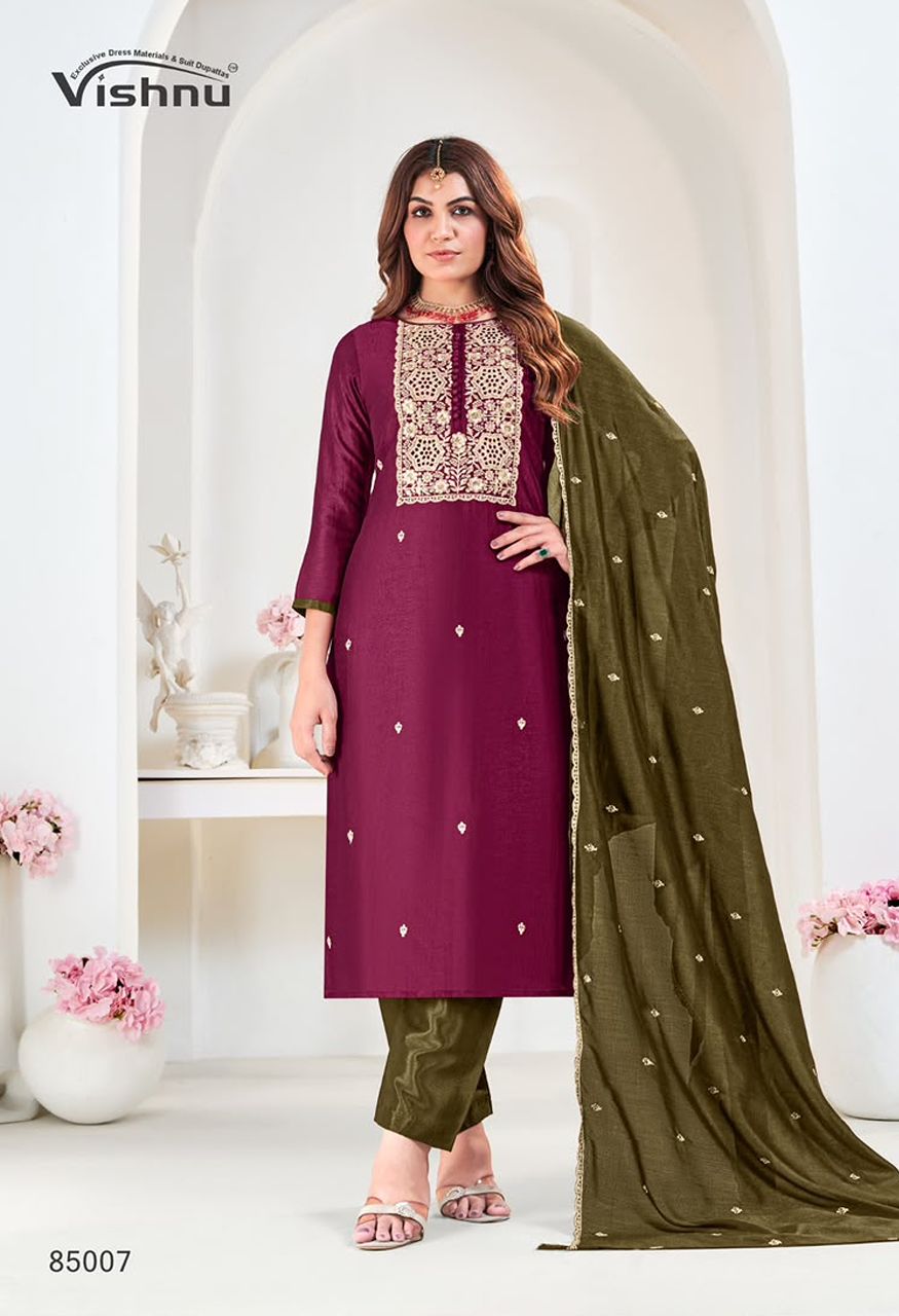 Vishnu Munira Premium Ethnic Wear Catalog Saree — Wholesale Dress Material, Vishnu wholesale from Surat — Photo 7