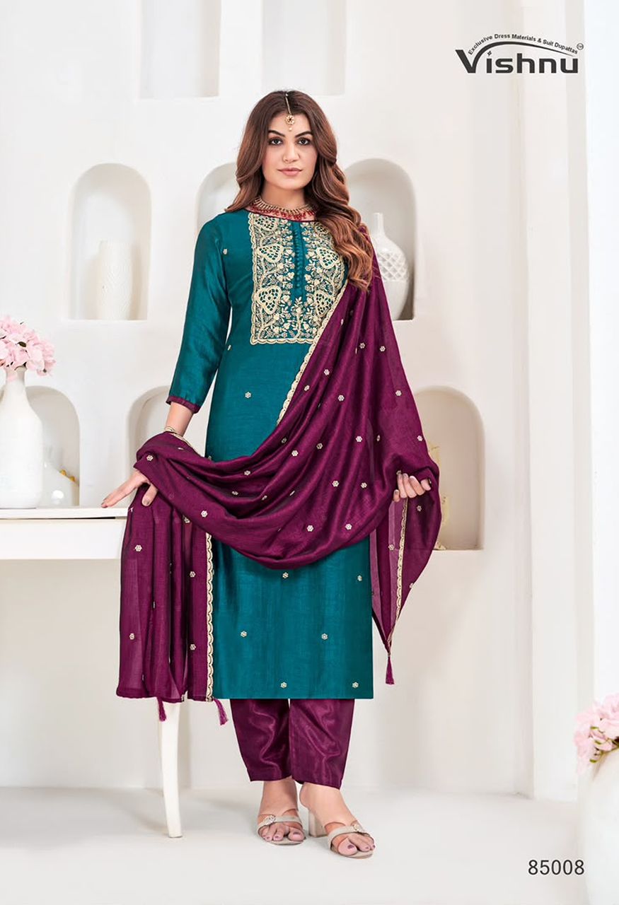 Vishnu Munira Premium Ethnic Wear Catalog Saree — Wholesale Dress Material, Vishnu wholesale from Surat — Photo 8
