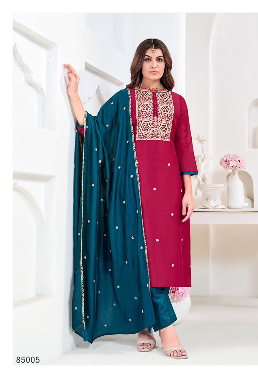 Vishnu Munira Premium Ethnic Wear Catalog Saree — Wholesale Dress Material, Vishnu wholesale from Surat — Photo 9