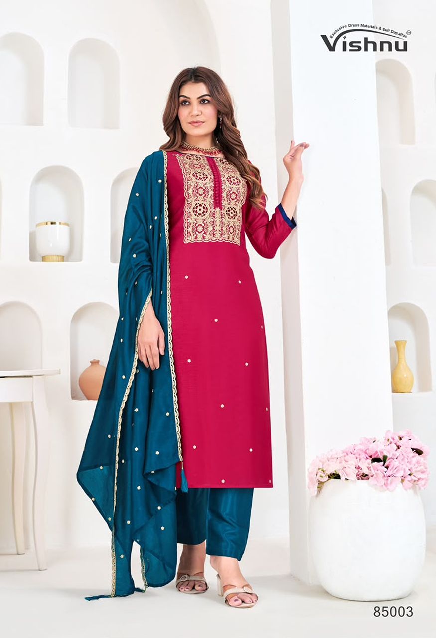 Vishnu Munira Premium Ethnic Wear Catalog Saree — Wholesale Dress Material, Vishnu wholesale from Surat — Photo 11