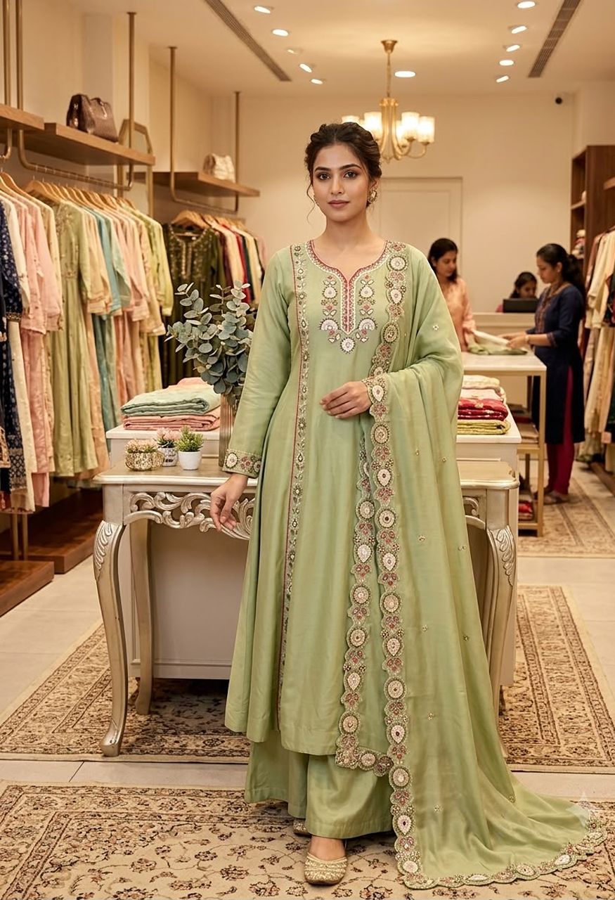 LG-2149 Premium Mul Chanderi 3 Piece Catalog