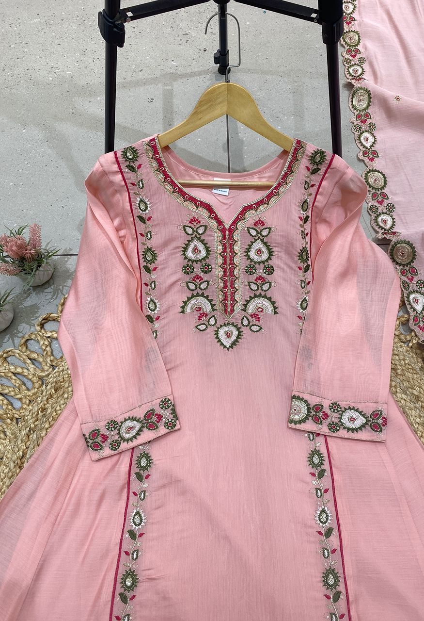 LG-2149 Premium Mul Chanderi 3 Piece Catalog — Wholesale Kurtis, Vardan Ethnic wholesale from Surat — Photo 11
