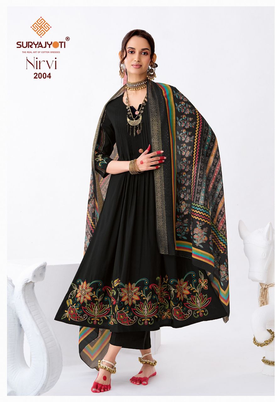 Suryajyoti Nirvi Stitch Vol 2 Anarkali 3 Piece Suit — Wholesale Readymade Suit, Suryajyoti wholesale from Surat — Photo 6