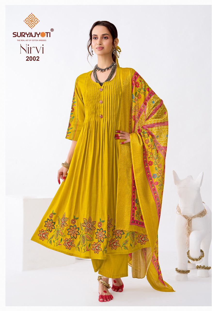 Suryajyoti Nirvi Stitch Vol 2 Anarkali 3 Piece Suit — Wholesale Readymade Suit, Suryajyoti wholesale from Surat — Photo 8