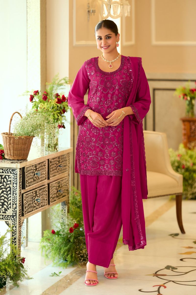 Zaveri D 50001 Chinon Beats Work Designer Salwar Kameez Collection — Wholesale Salwar Suits, Eba Lifestyle wholesale from Surat — Photo 2