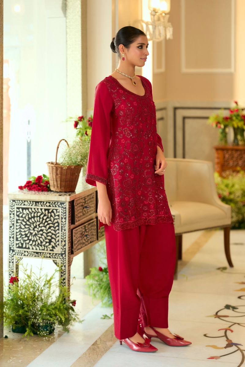 Zaveri D 50001 Chinon Beats Work Designer Salwar Kameez Collection — Wholesale Salwar Suits, Eba Lifestyle wholesale from Surat — Photo 3