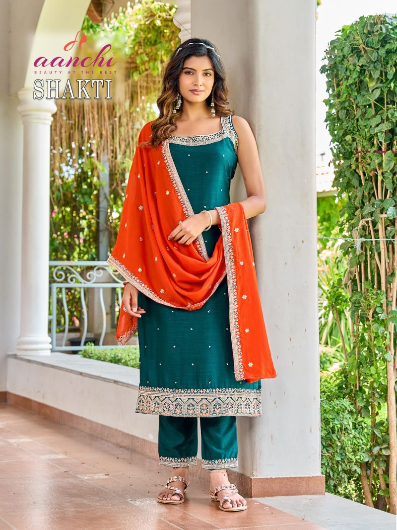 Zaveri D 50334 C Crush Tissue Beats Work Designer Salwar Kameez Collection — Wholesale Kurtis, Aanchi Kurtis Catalog wholesale from Surat — view 4