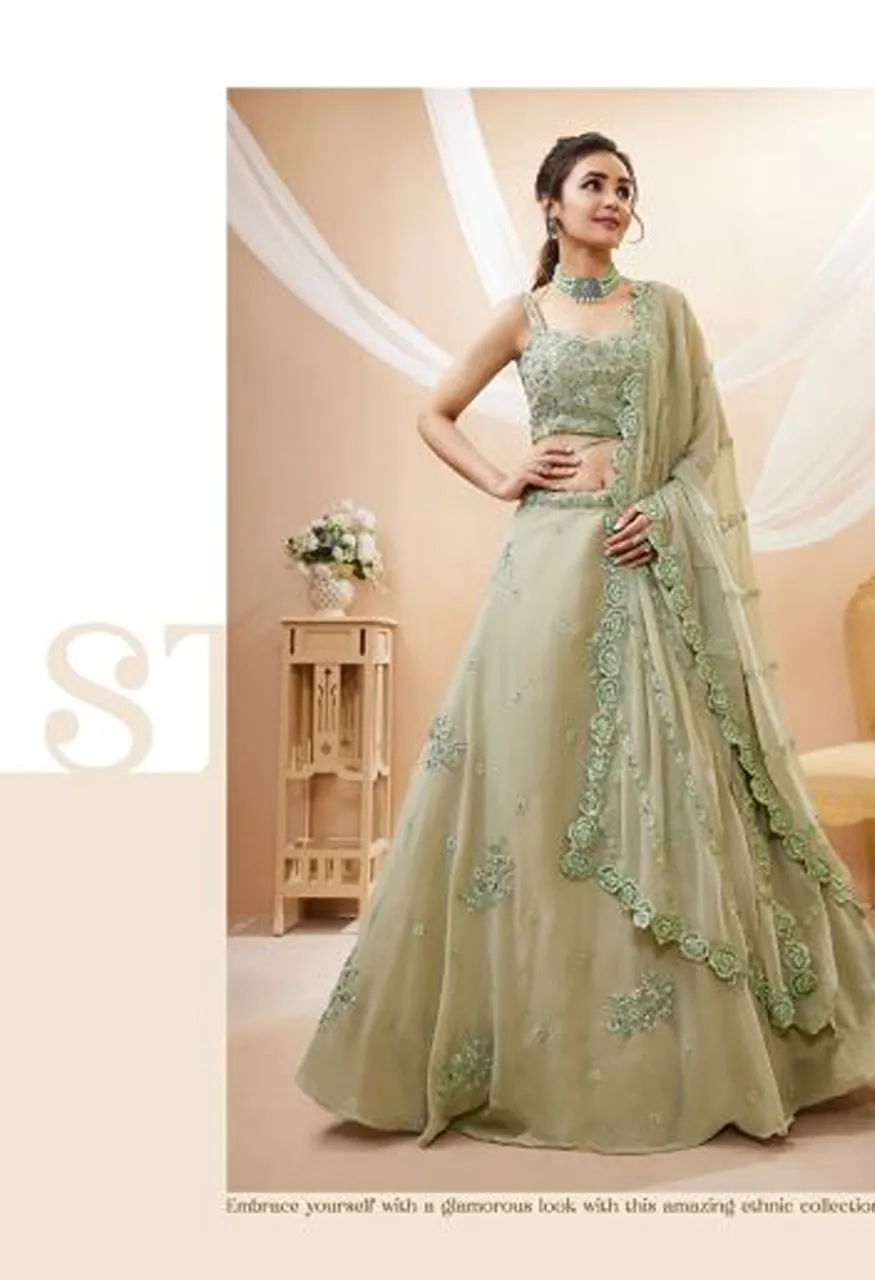 Zeel Evana Georgette With Sequence Work Lehenga Choli Collection — Wholesale, Zeel wholesale from Surat — Photo 5