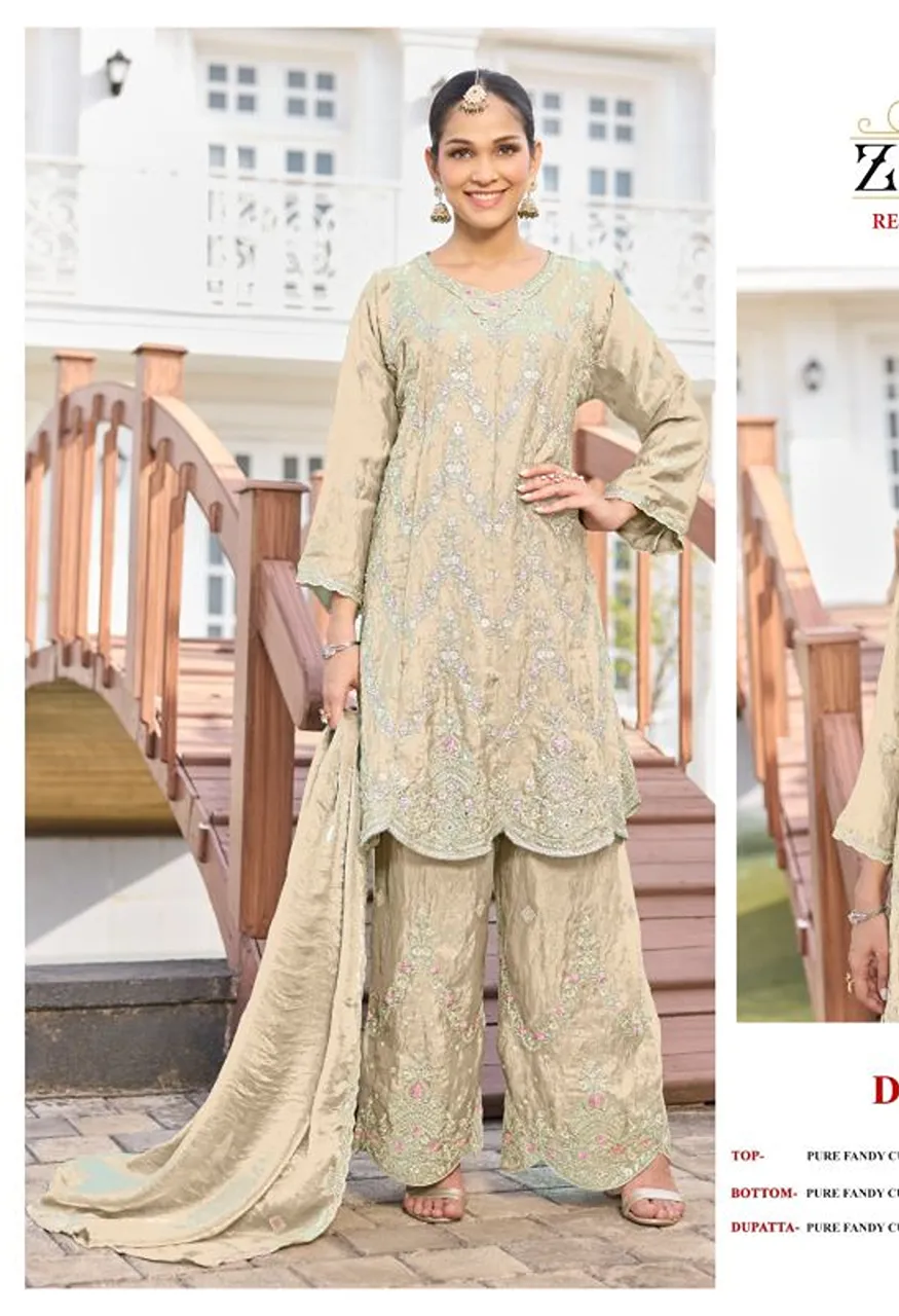 Zorista 11048 Fandy Crush Embroidered Salwar Kameez Collection