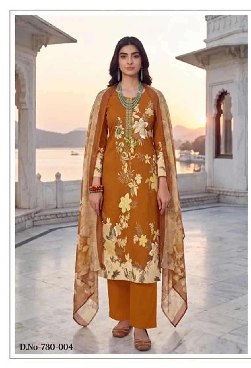 Zulfat Faiza Jam Cotton Digital Print Embroidered Dress Material Catalog