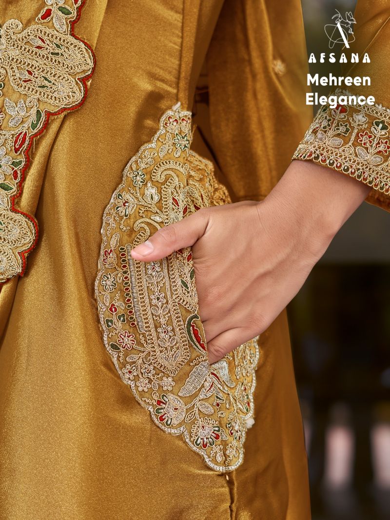 Afsana Mehreen Elegance Gabana Silk Embroidered Thread Work Salwar Kameez — Wholesale Kurtis, Afsana wholesale from Surat — Photo 9