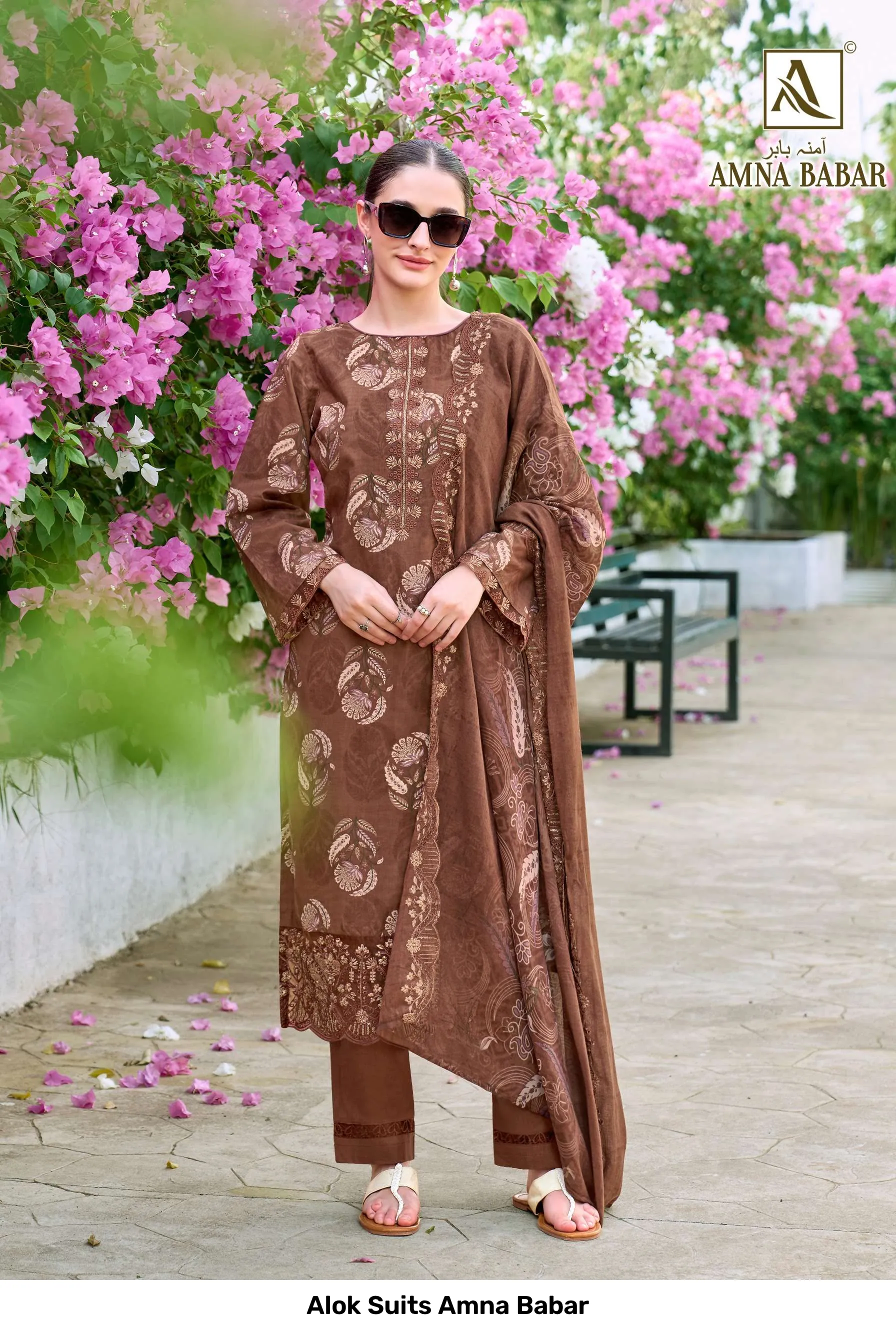 Alok Suits Amna Babar — Wholesale Salwar Suits, Alok Suits wholesale from Surat — Photo 2