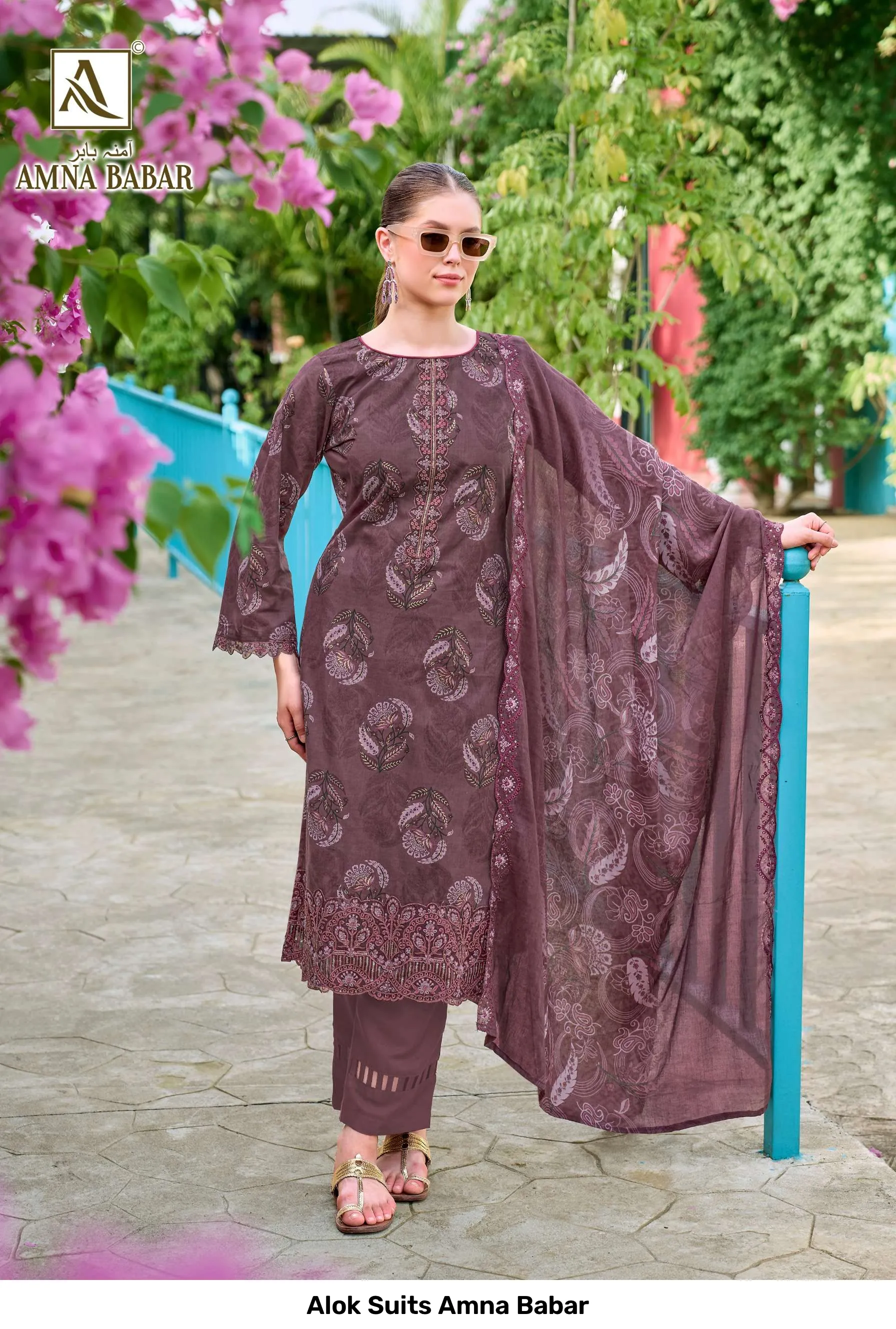 Alok Suits Amna Babar — Wholesale Salwar Suits, Alok Suits wholesale from Surat — Photo 3