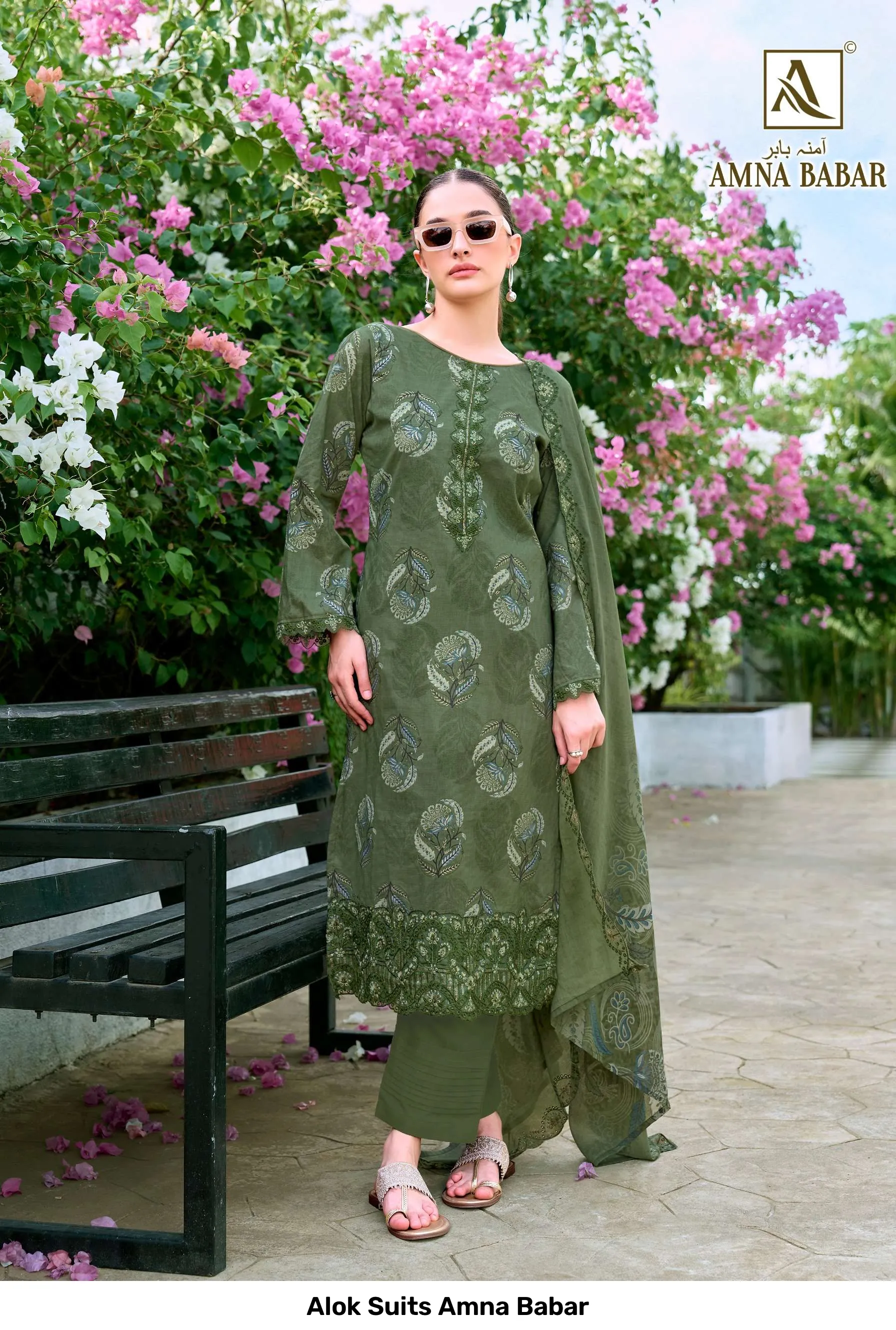 Alok Suits Amna Babar — Wholesale Salwar Suits, Alok Suits wholesale from Surat — Photo 4