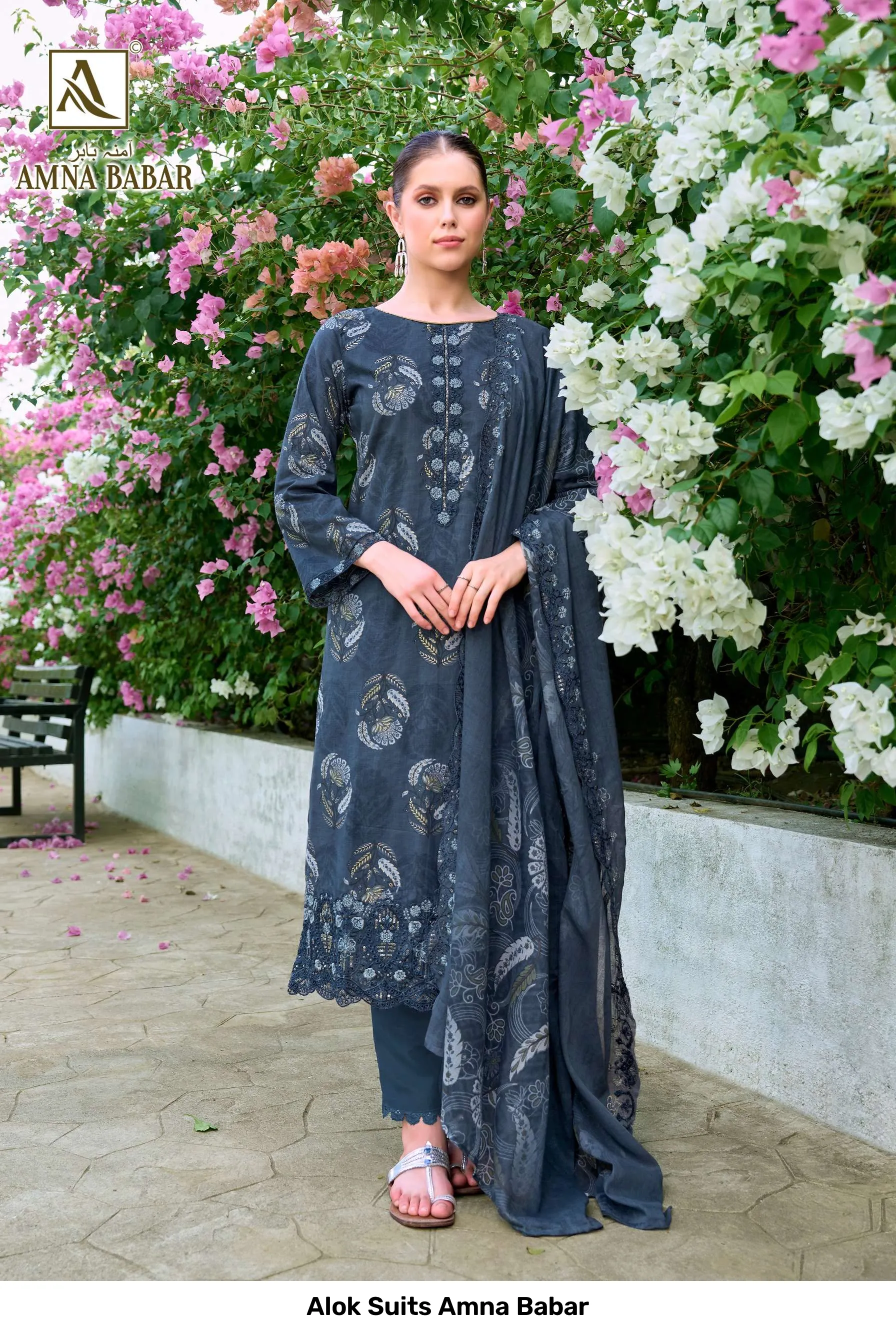 Alok Suits Amna Babar — Wholesale Salwar Suits, Alok Suits wholesale from Surat — Photo 5