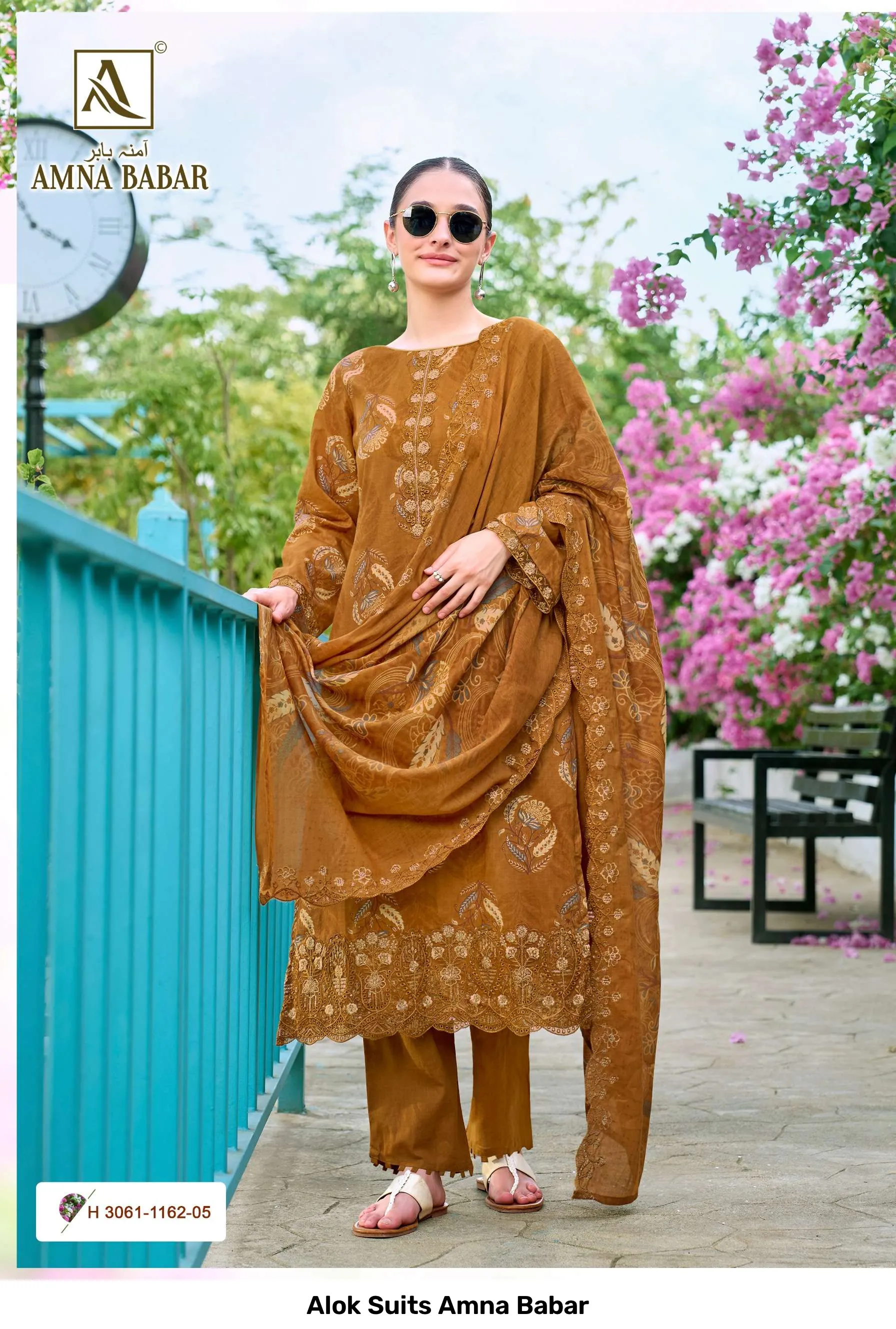 Alok Suits Amna Babar — Wholesale Salwar Suits, Alok Suits wholesale from Surat — Photo 6