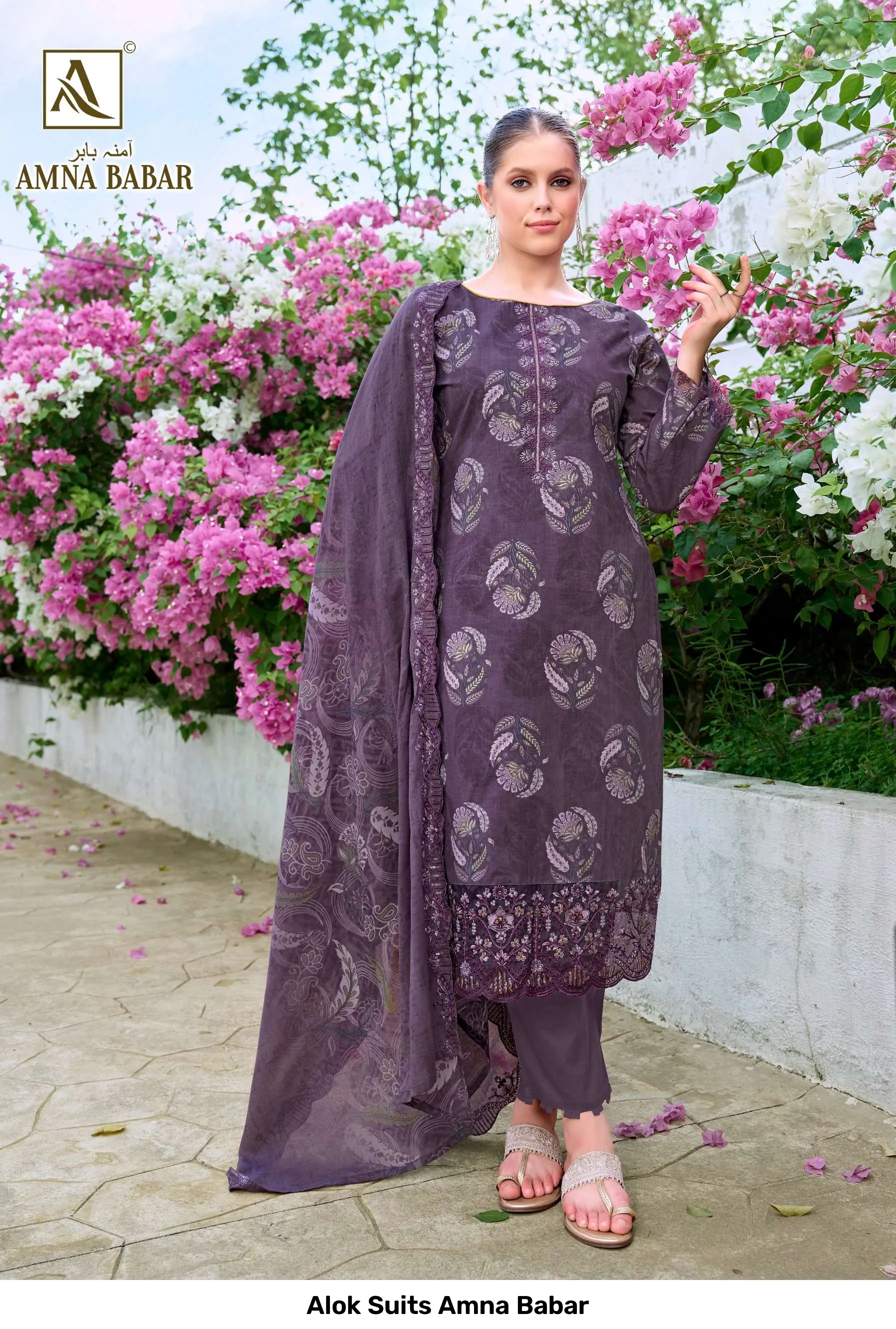Alok Suits Amna Babar — Wholesale Salwar Suits, Alok Suits wholesale from Surat — Photo 7