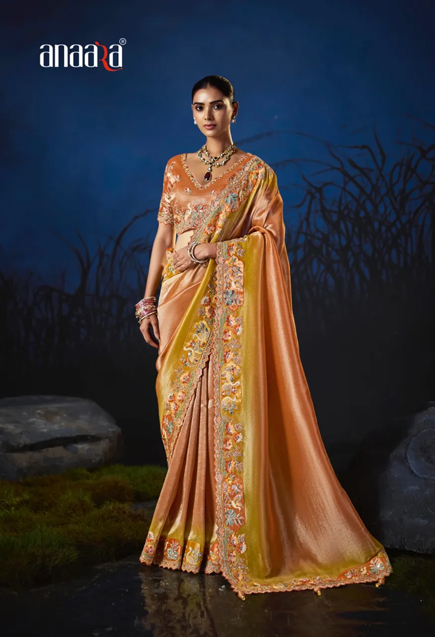 Anaara 8600 Series Wholesale Soft Silk Designer Saree Collection — Festival Sarees, TATHASTU wholesale from Surat — view 6