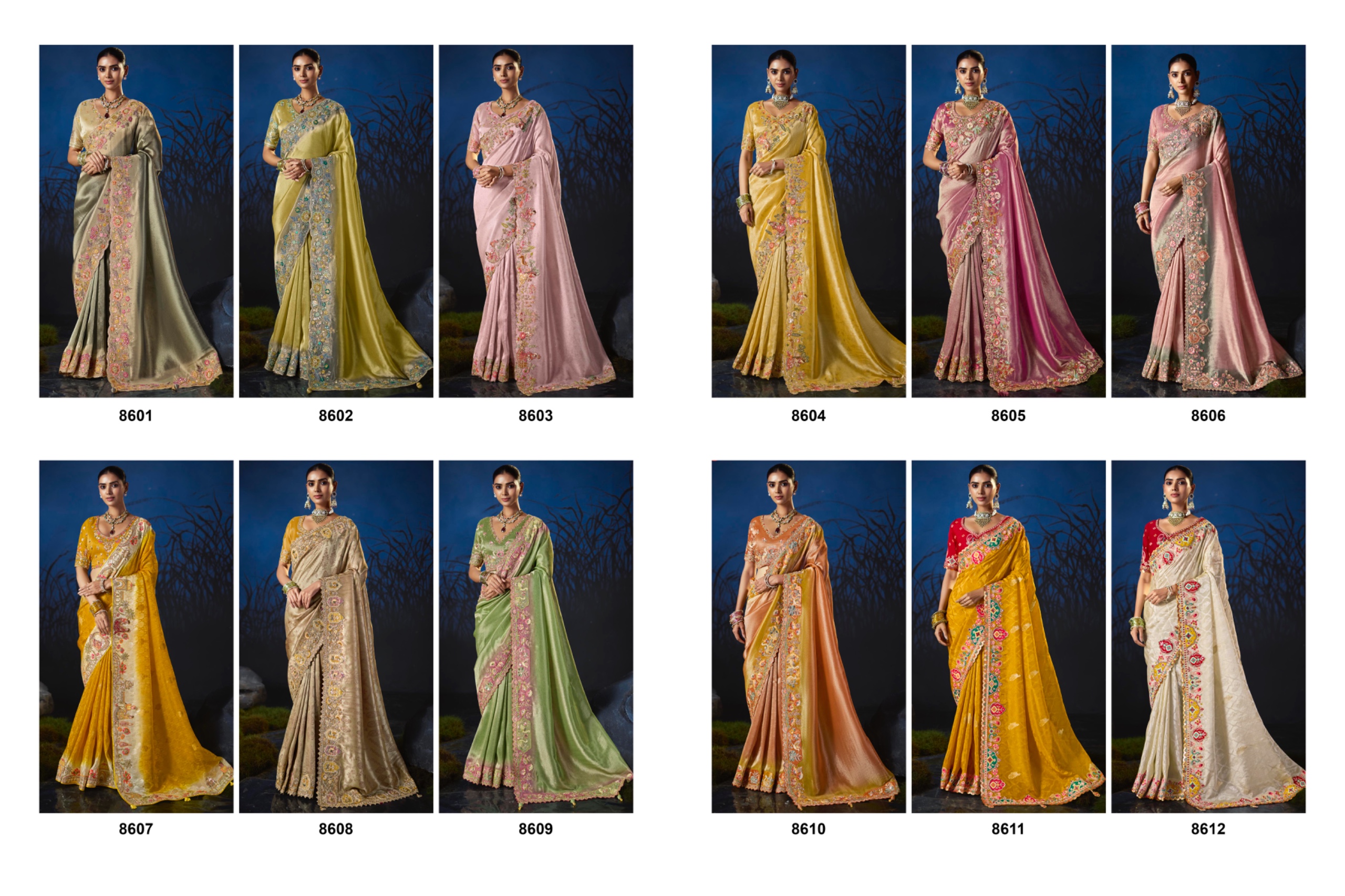 Anaara 8600 Series Wholesale Soft Silk Designer Saree Collection — Festival Sarees, TATHASTU wholesale from Surat — view 12