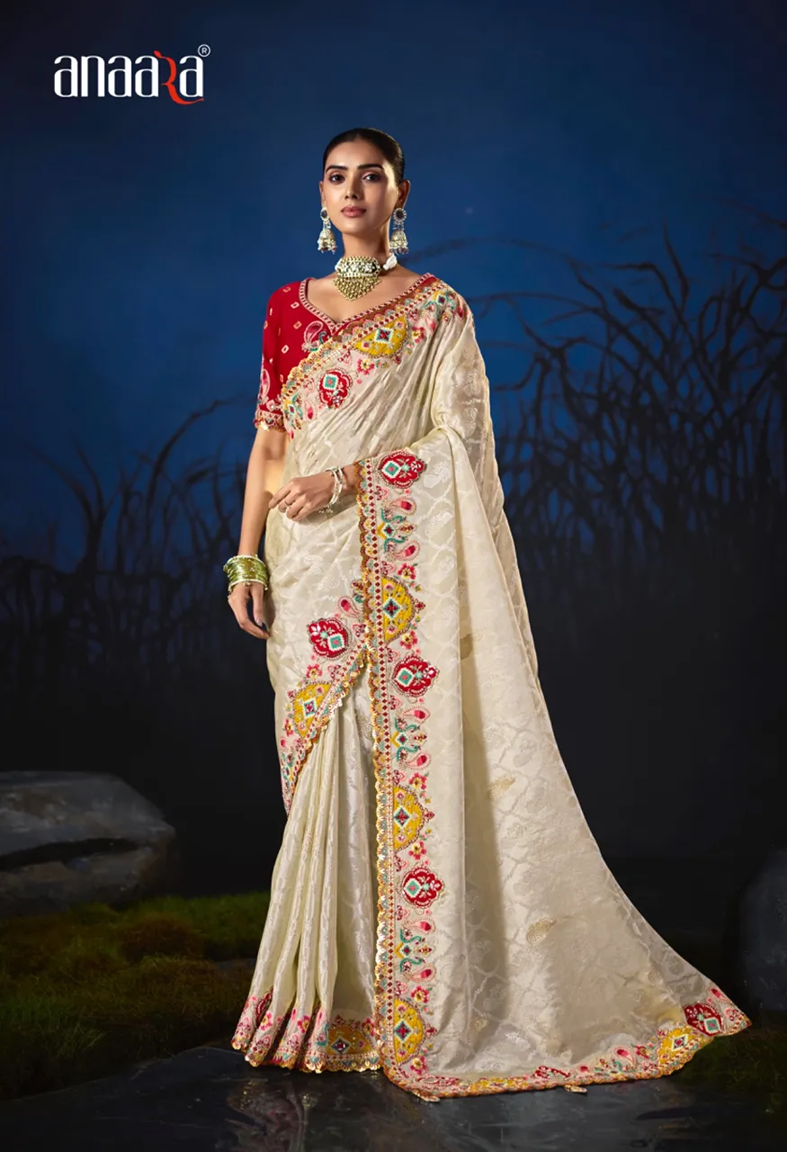 Anaara 8600 Series Wholesale Soft Silk Designer Saree Collection — Festival Sarees, TATHASTU wholesale from Surat — view 4