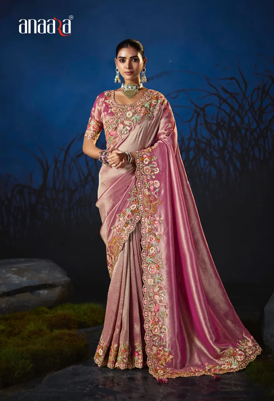 Anaara 8600 Series Wholesale Soft Silk Designer Saree Collection — Festival Sarees, TATHASTU wholesale from Surat — view 9