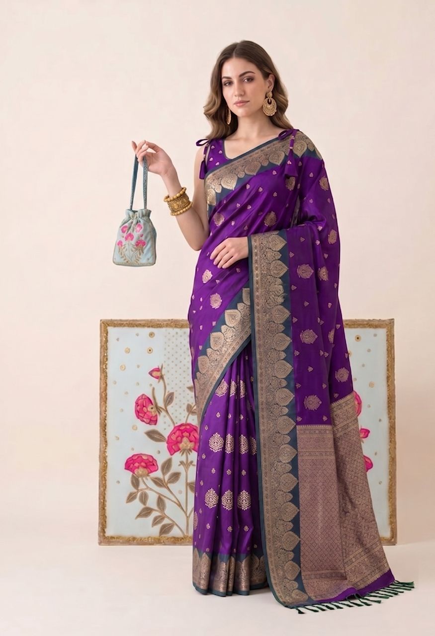 Astita Devanshi 1001 1006 Silk Saree Traditional Border Woven Blouse — Singles, Astita wholesale from Surat — Photo 3