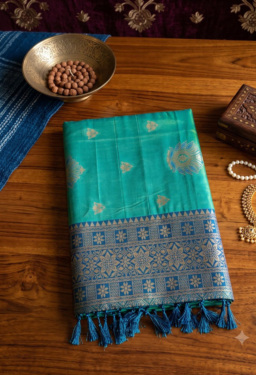 Astita Devanshi 1001 1006 Silk Saree Traditional Border Woven Blouse — Singles, Astita wholesale from Surat — Photo 6
