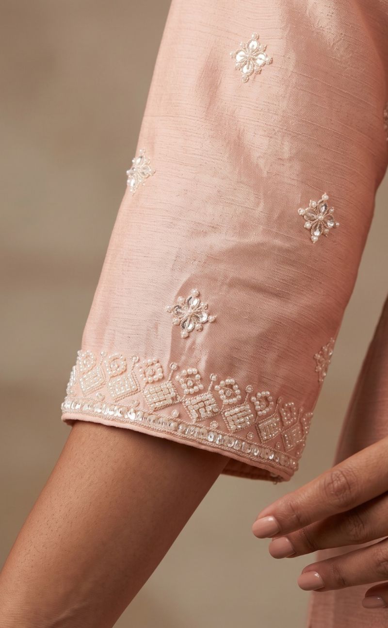 Aurraa Geeta Chinon Beads Work Embroidered Salwar Kameez — Wholesale Kurtis, Aurraa wholesale from Surat — view 6
