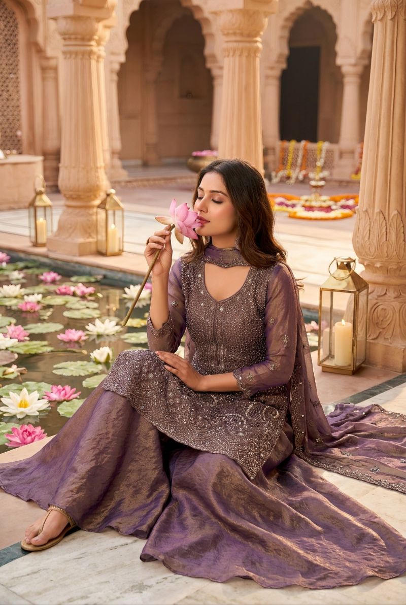 Aurraa Poorvi Nc Moss Beads Work Designer Salwar Kameez Catalog — Wholesale Kurtis, Aurraa wholesale from Surat — Photo 3