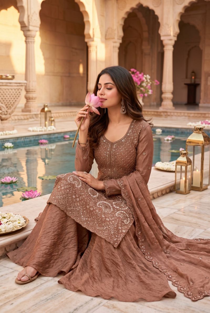 Aurraa Poorvi Nc Moss Beads Work Designer Salwar Kameez Catalog — Wholesale Kurtis, Aurraa wholesale from Surat — Photo 4