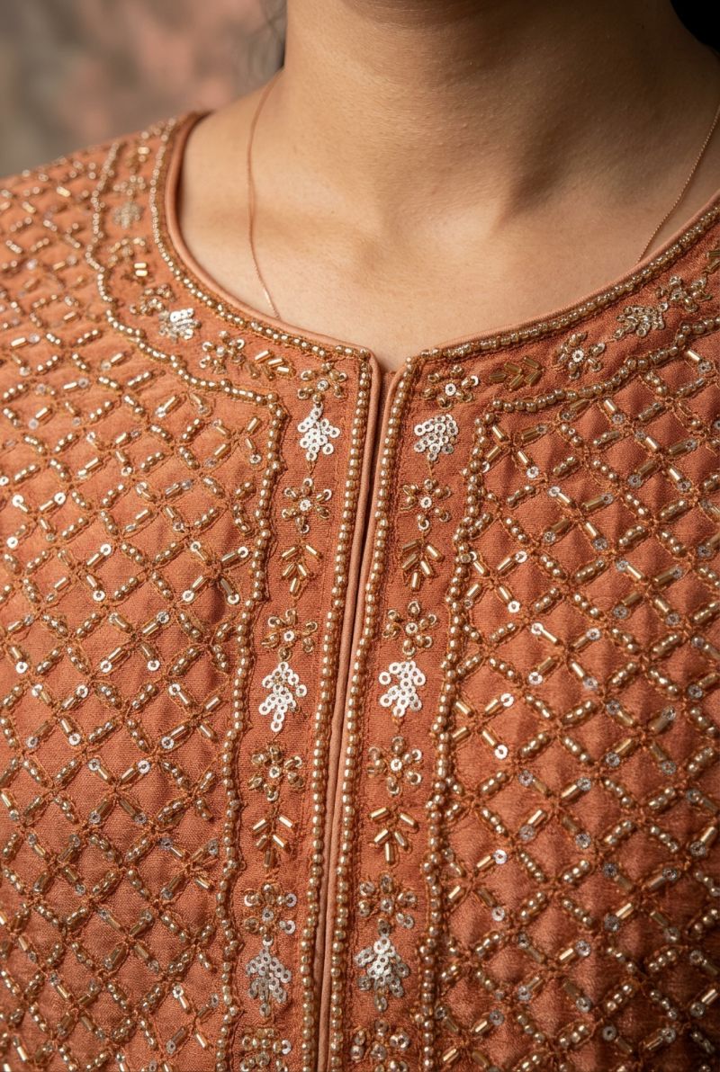 Aurraa Poorvi Nc Moss Beads Work Designer Salwar Kameez Catalog — Wholesale Kurtis, Aurraa wholesale from Surat — Photo 7