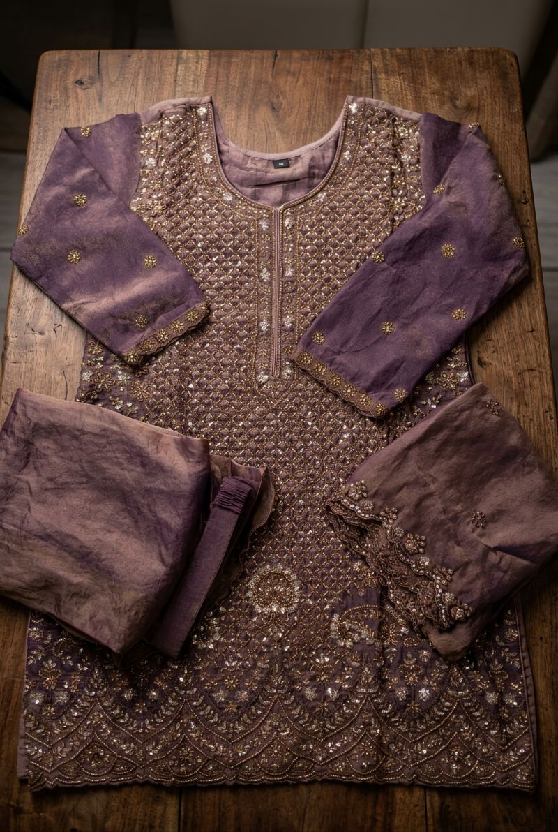 Aurraa Poorvi Nc Moss Beads Work Designer Salwar Kameez Catalog — Wholesale Kurtis, Aurraa wholesale from Surat — Photo 9