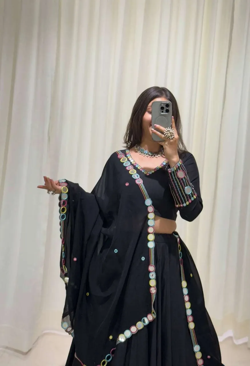 Be 504 Embroidered Designer Work Navratri Festive Wear Lahenga Choli