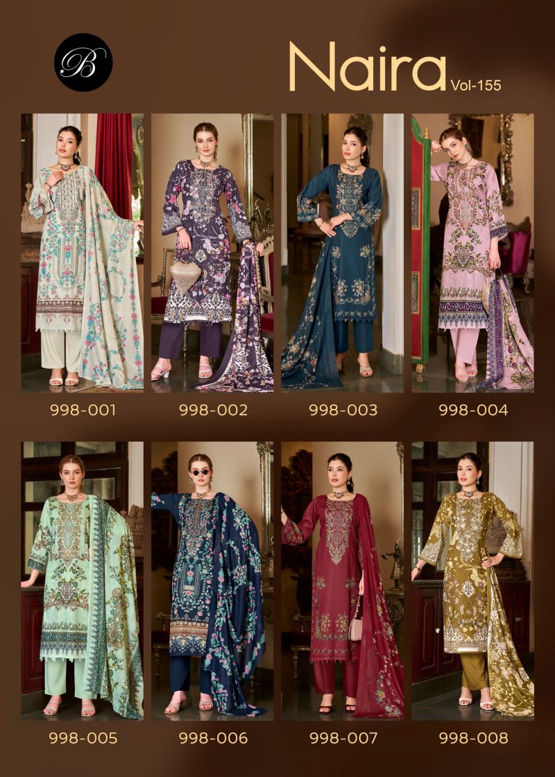 Belliza Naira Vol 155 Cotton Digital Printed Dress Material Catalog — Wholesale Readymade Suit, Belliza Designer wholesale from Surat — Photo 10