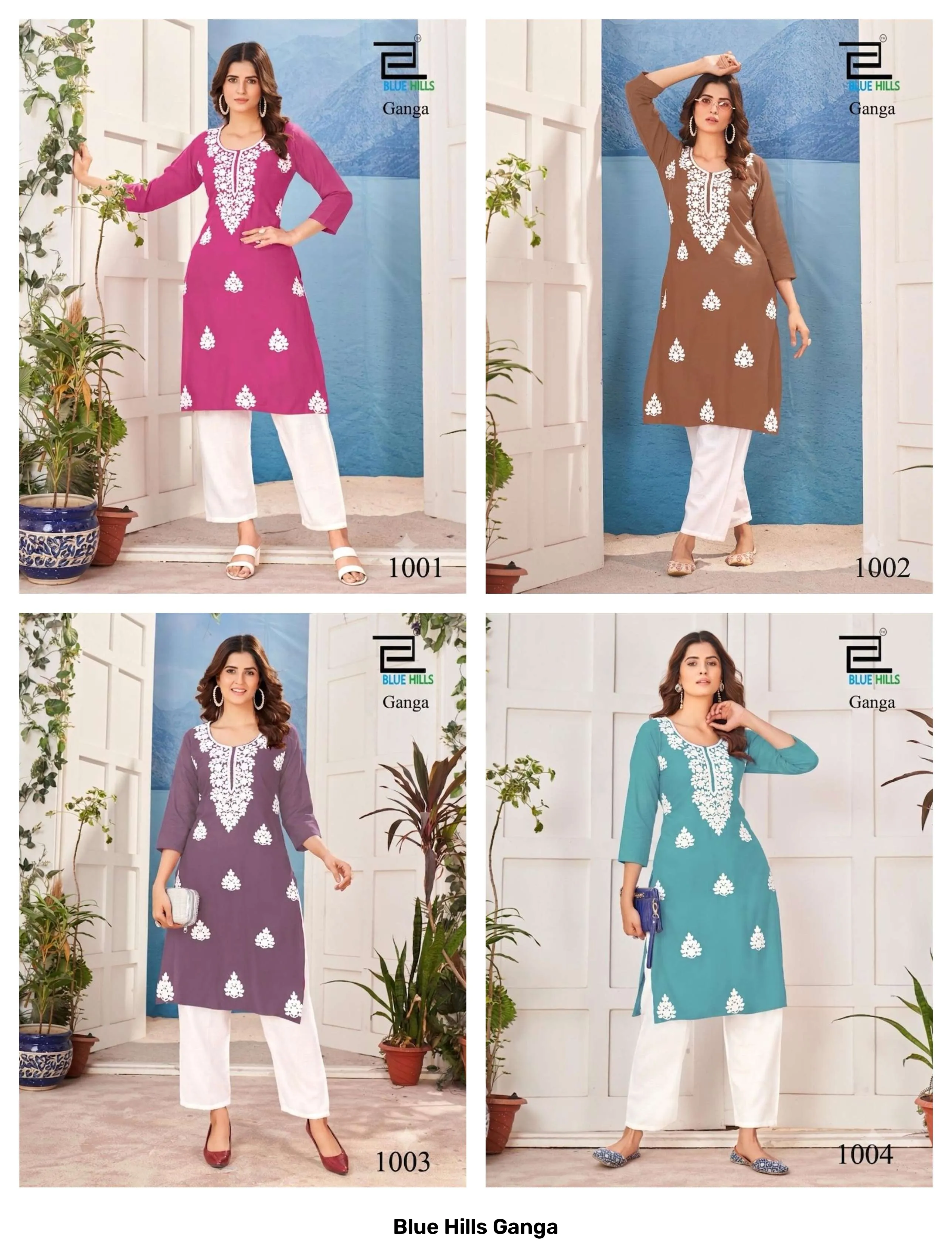 Blue Hills Ganga — Wholesale Kurtis, Blue Hills wholesale from Surat — Photo 6