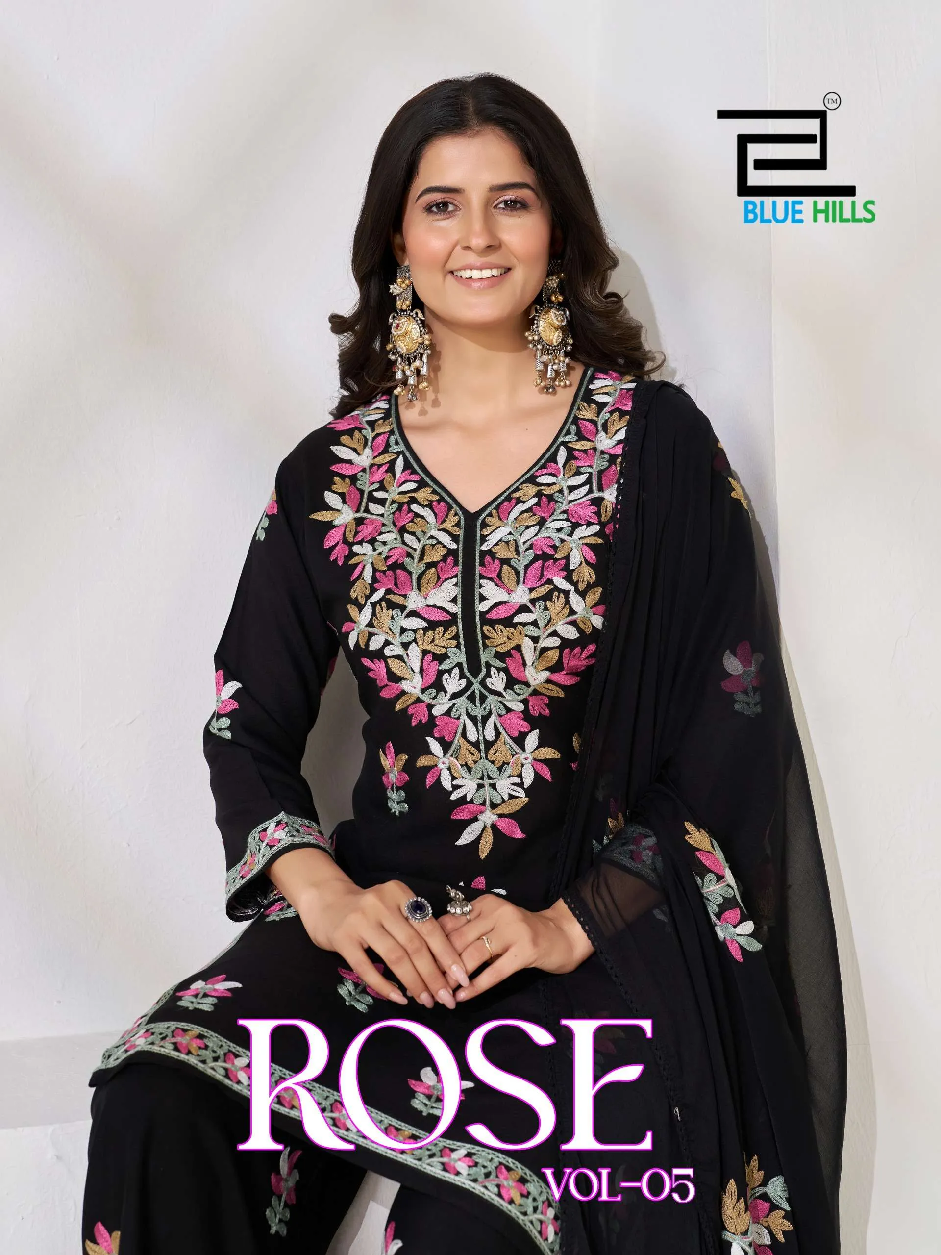 Blue Hills Rose Vol 5 - Readymade Dress