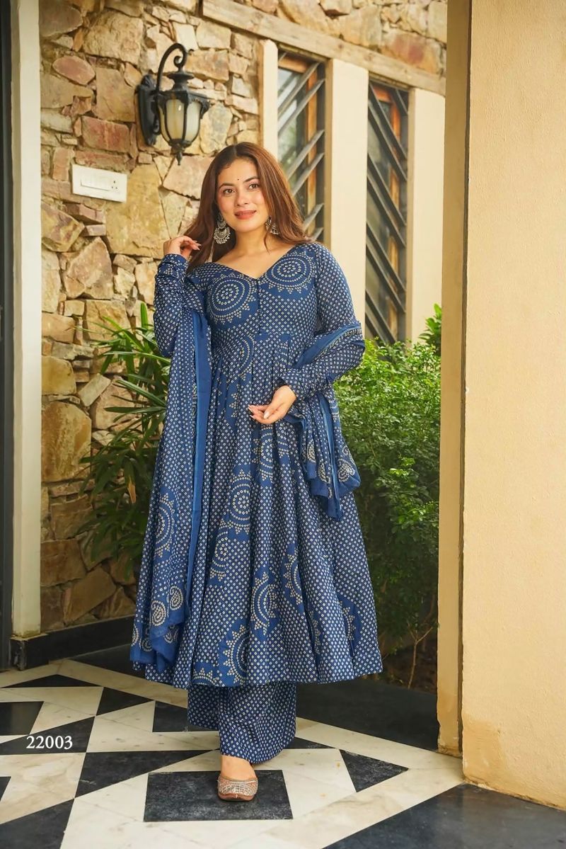 Clora Vol 22 Cambric Cotton Digital Printed Kurti With Bottom Dupatta Set — Wholesale Kurtis, Clora wholesale from Surat — Photo 2