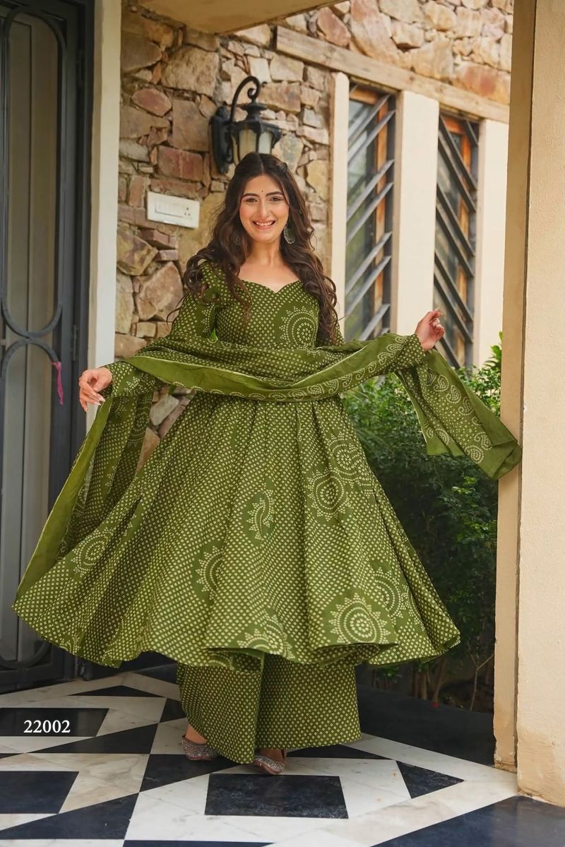Clora Vol 22 Cambric Cotton Digital Printed Kurti With Bottom Dupatta Set