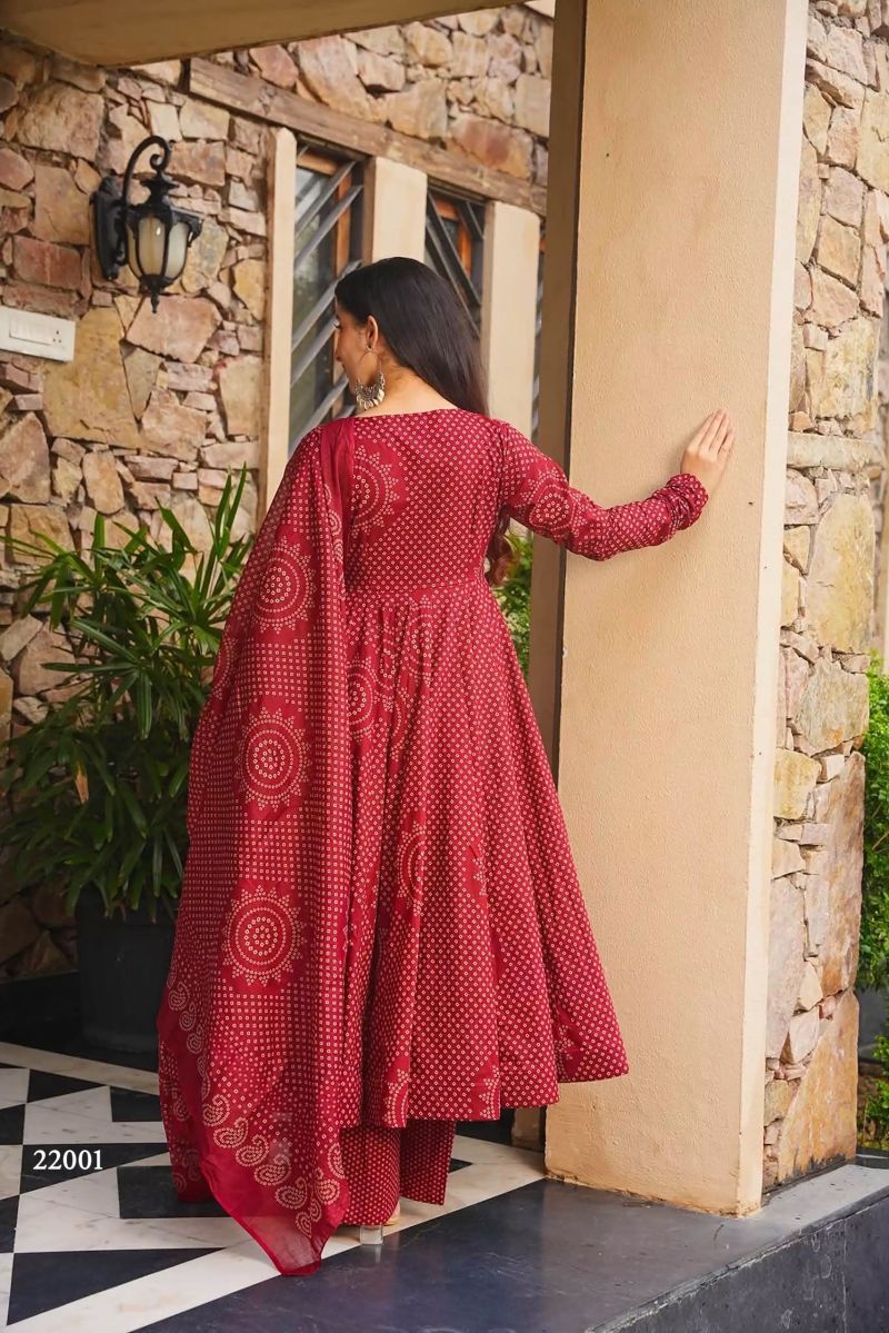 Clora Vol 22 Cambric Cotton Digital Printed Kurti With Bottom Dupatta Set — Wholesale Kurtis, Clora wholesale from Surat — Photo 7