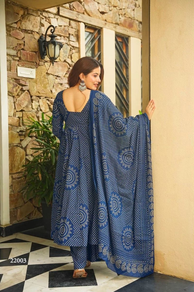 Clora Vol 22 Cambric Cotton Digital Printed Kurti With Bottom Dupatta Set — Wholesale Kurtis, Clora wholesale from Surat — Photo 10